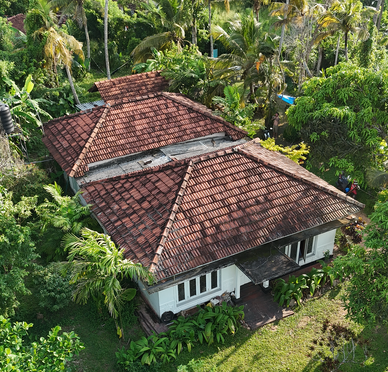 Aerial view of Project Trinity site in Kumbalgama, Sri Lanka